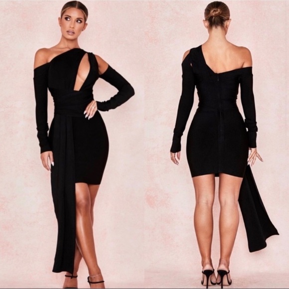 House of CB Dresses & Skirts - House of CB Jagger Draped Midi Dress